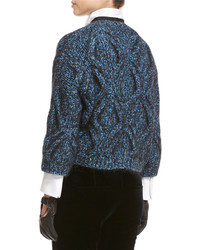 Brunello Cucinelli Cable Knit Zip Front Cardigan