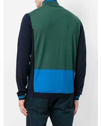 Ps By Paul Smith Colour Block Cardigan