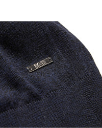Hugo Boss Cotton And Wool Blend Zip Up Cardigan
