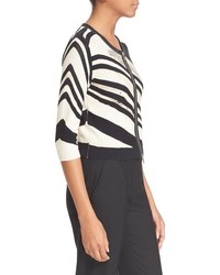 Tracy Reese Cropped Zip Cardigan