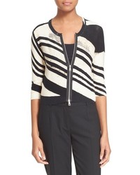 Tracy Reese Cropped Zip Cardigan
