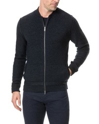 Rodd & Gunn Fairton Regular Fit Wool Zip Front Sweater