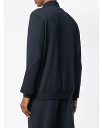 Eleventy Full Zip Jersey Sweater