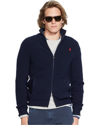 Polo Ralph Lauren Lightweight Full Zip Sweater, $145 | Macy's | Lookastic
