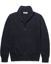 Burberry London Brushed Cashmere Zip Up Cardigan