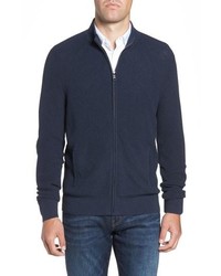 Nordstrom Men's Shop Marled Mock Neck Zip Sweater