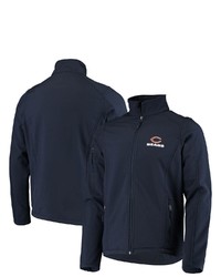 Dunbrooke Navy Chicago Bears Sonoma Softshell Full Zip Jacket