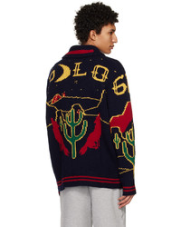 Polo Ralph Lauren Navy Graphic Sweater