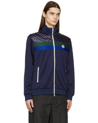 Moncler Navy Insulated Zip Up Jacket