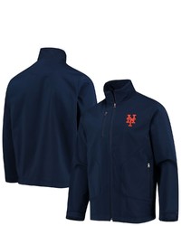 G-III SPORTS BY CARL BANKS Navy New York Mets Strong Side Full Zip Jacket At Nordstrom