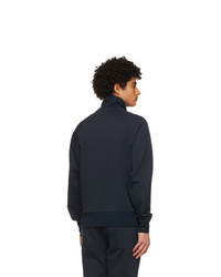 Tom Ford Navy Zip Up Sweater