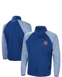 G-III SPORTS BY CARL BANKS Royal Chicago Cubs Freestyle Transitional Raglan Full Zip Jacket At Nordstrom