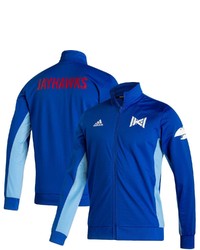adidas Royal Kansas Jayhawks Football Strategy Full Zip Jacket At Nordstrom