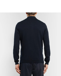 Hugo Boss Slim Fit Cotton Zip Up Sweater