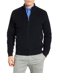 David Donahue Water Resistant Merino Wool Blend Sweater