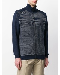 Missoni Wave Knit Zipped Sweatshirt