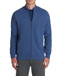 Bugatchi Wool Blend Zip Sweater