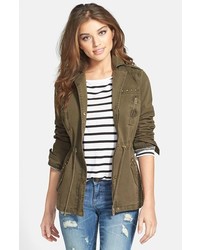 GUESS Studded Army Anorak Small