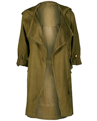 Olive Hooded Anorak