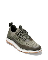 Cole Haan 4zerogrand Stitchlite Sneaker In Dusty Olive Knit At Nordstrom