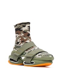 Balmain B Bold Camouflage Sneakers