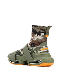 Balmain B Bold Camouflage Sneakers