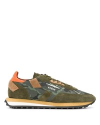 Ghoud Camouflage Print Low Top Sneakers
