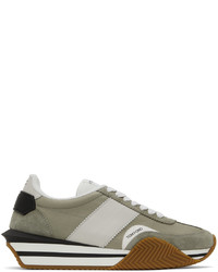 Tom Ford Green Grey James Sneakers