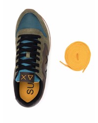 Sun 68 Jaki Panelled Design Sneakers