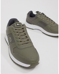Lacoste Joggeur 20 318 1 Runner Trainers In Khaki