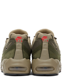 Nike Khaki Air Max 95 Se Low Top Sneakers