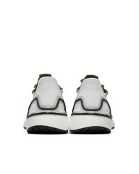 adidas Originals Khaki And White Ultraboost 19 Sneakers