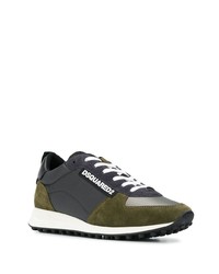 DSQUARED2 Low Rise Panelled Sneakers