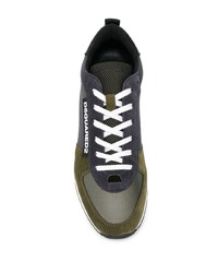 DSQUARED2 Low Rise Panelled Sneakers