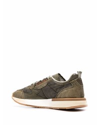Moma Suede Panelling Sneakers