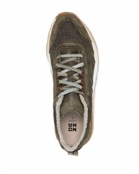 Moma Suede Panelling Sneakers