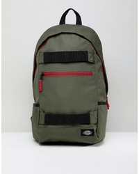 Dickies Ellwood City Back Pack With Skate Straps In Green
