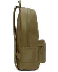 Pb 0110 Olive Leather Ca 6 Backpack