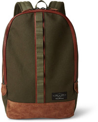 Rag and Bone Rag Bone Derby Cotton Canvas And Suede Backpack