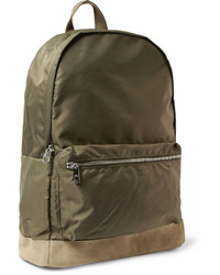 A.P.C. Suede Trimmed Backpack