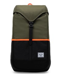 Herschel Supply Co. Thompson Recycled Polyester Backpack In Ivy Greenblackorange At Nordstrom
