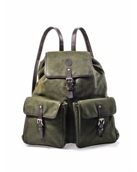 Trussardi Suede And Leather Backpack