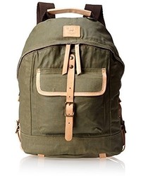 Will Leather Goods Will Leather Waxed Canvas Dome Backpack