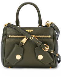 Moschino Small Logo Embossed Shoulder Bag