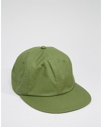 Asos Brand Vintage Baseball Cap In Green