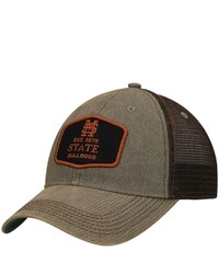 LEGACY ATHLETIC Gray Mississippi State Bulldogs Legacy Practice Old Favorite Trucker Snapback Hat At Nordstrom