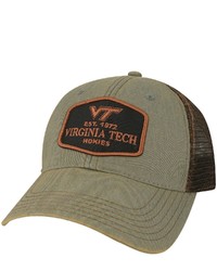 LEGACY ATHLETIC Gray Virginia Tech Hokies Practice Old Favorite Trucker Snapback Hat At Nordstrom