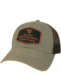 LEGACY ATHLETIC Gray West Virginia Mountaineers Practice Old Favorite Trucker Snapback Hat At Nordstrom