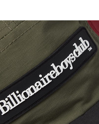 Billionaire Boys Club Logo Appliqud Colour Block Nylon Baseball Cap