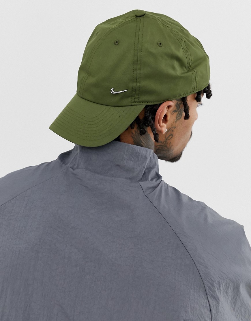 security silent reins Nike Metal Swoosh Cap In Khaki 943092 395, $16 | Asos | Lookastic